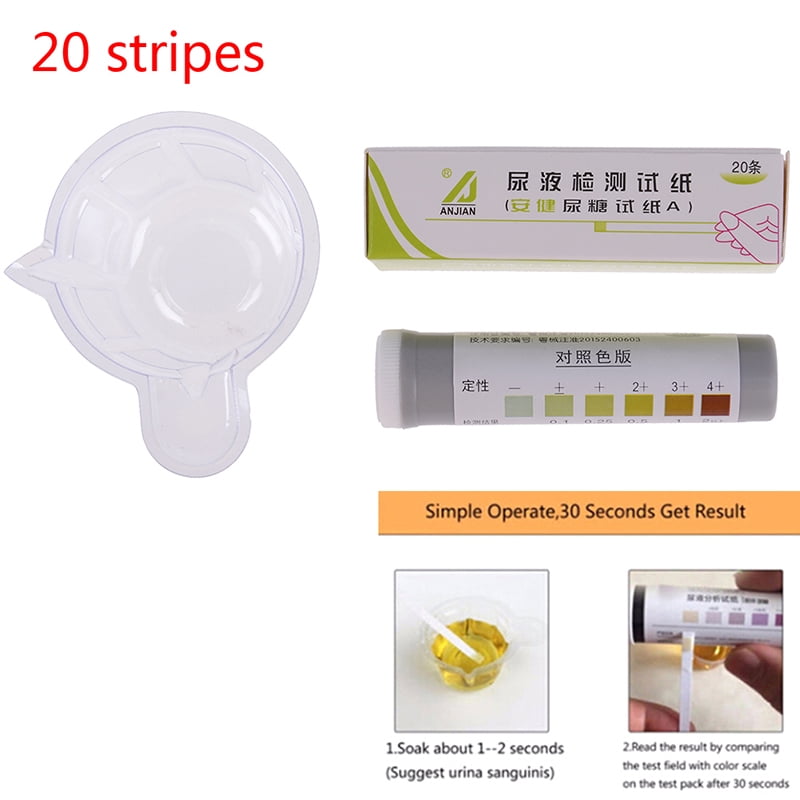 20strips Ketone Protein Urine Test Strips Kidney Urinary Tract
