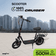 thumbnail image 2 of Patín Eléctrico Cruiser 500W 10Ah Piso Plástico con Asiento Estructura Negra, 2 of 9