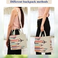 thumbnail image 4 of FORMRS Womens Corduroy Tote Bag Crossbody Shoulder Handbag with Pocket, Flying Planes, 4 of 7