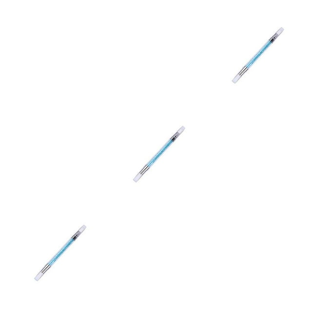 tredstone 1/2/3/5 2 Way Rhinestone Crystal Nail Art Dotting Dot Pen Marbleizing Manicure Tools DIY blue 3PCS