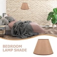 thumbnail image 2 of OULII Rustic Lamp Shade Replacement Khaki Fabric Light Diffusion 1Pcs, 2 of 8