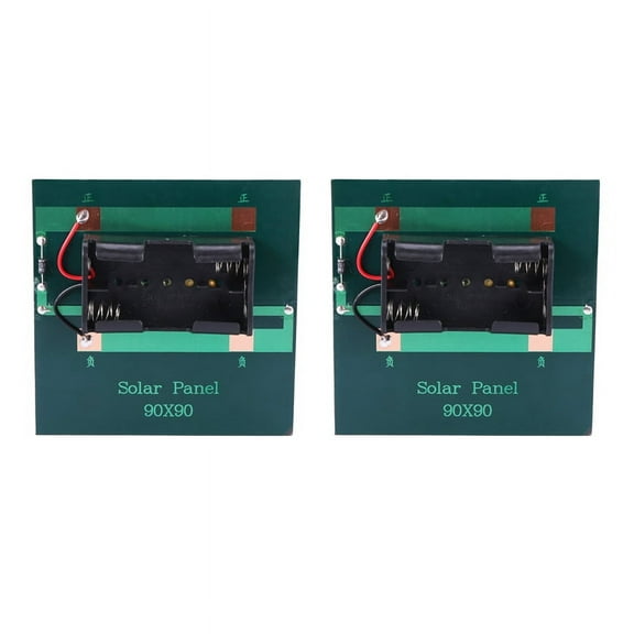 5X 1W 4V Rechargeable AA Battery Solar Cell Charger with Base for 2XAA Batteries Charging Directly