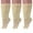 Beige, variant on Long Cotton Lightweight Slouch Socks 3 PAIRS Red Boot Socks Size 9-11