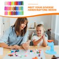 thumbnail image 3 of HEATSHAKING 36Packs Assorted Color Plastic Polymer Clay Modeling Clay Kit For Children Learning Activities, 3 of 5