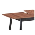 thumbnail image 6 of Natural and Black Dining Table with Bufferfly Extension Leaf Natural+Black + Seats 6 + Dining Room + Mid-Century Modern + Rectangular + Wood, 6 of 7