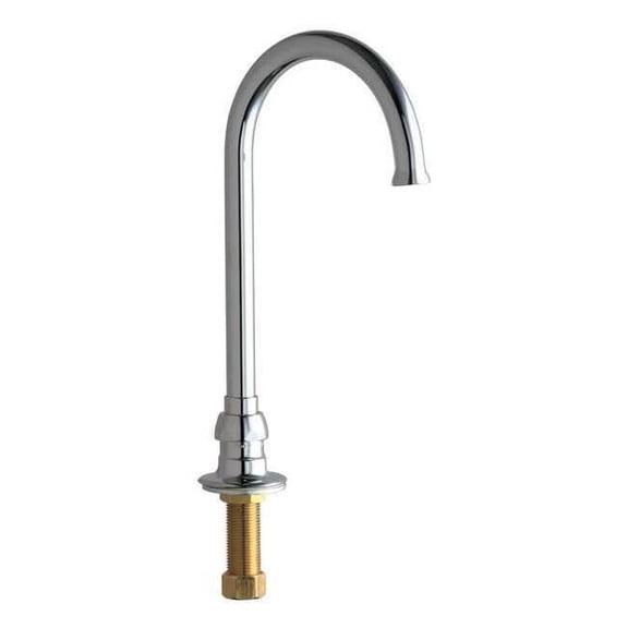 Chicago Faucet Deck Mounted Spout, Gooseneck, 1.5 GPM 626-FCABCP