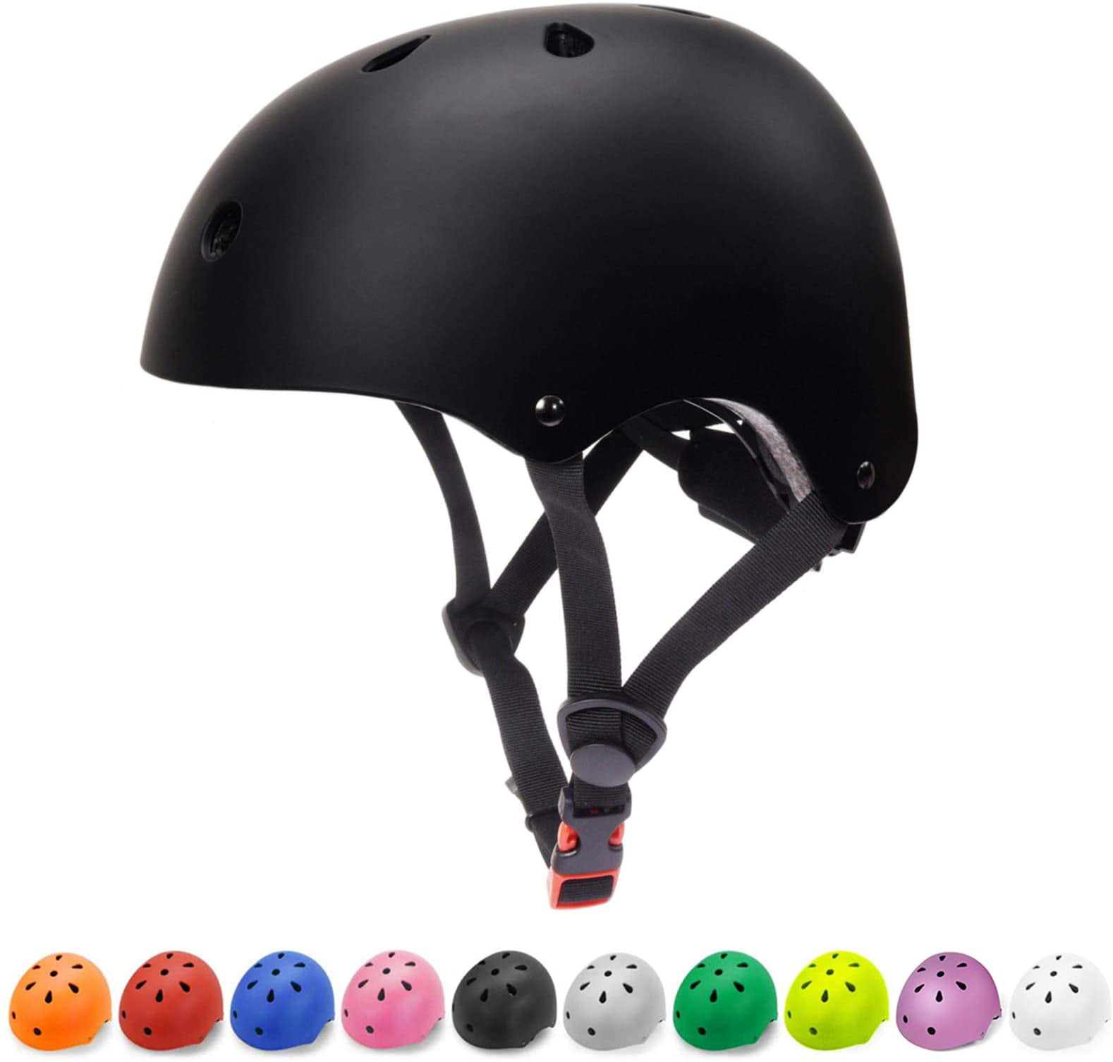 Kids Bike Helmet Toddler Helmet Children Multi-Sport Helmet Impact Resistance Ventilation Adjustable Helmet Skateboard Cycling Helmet 