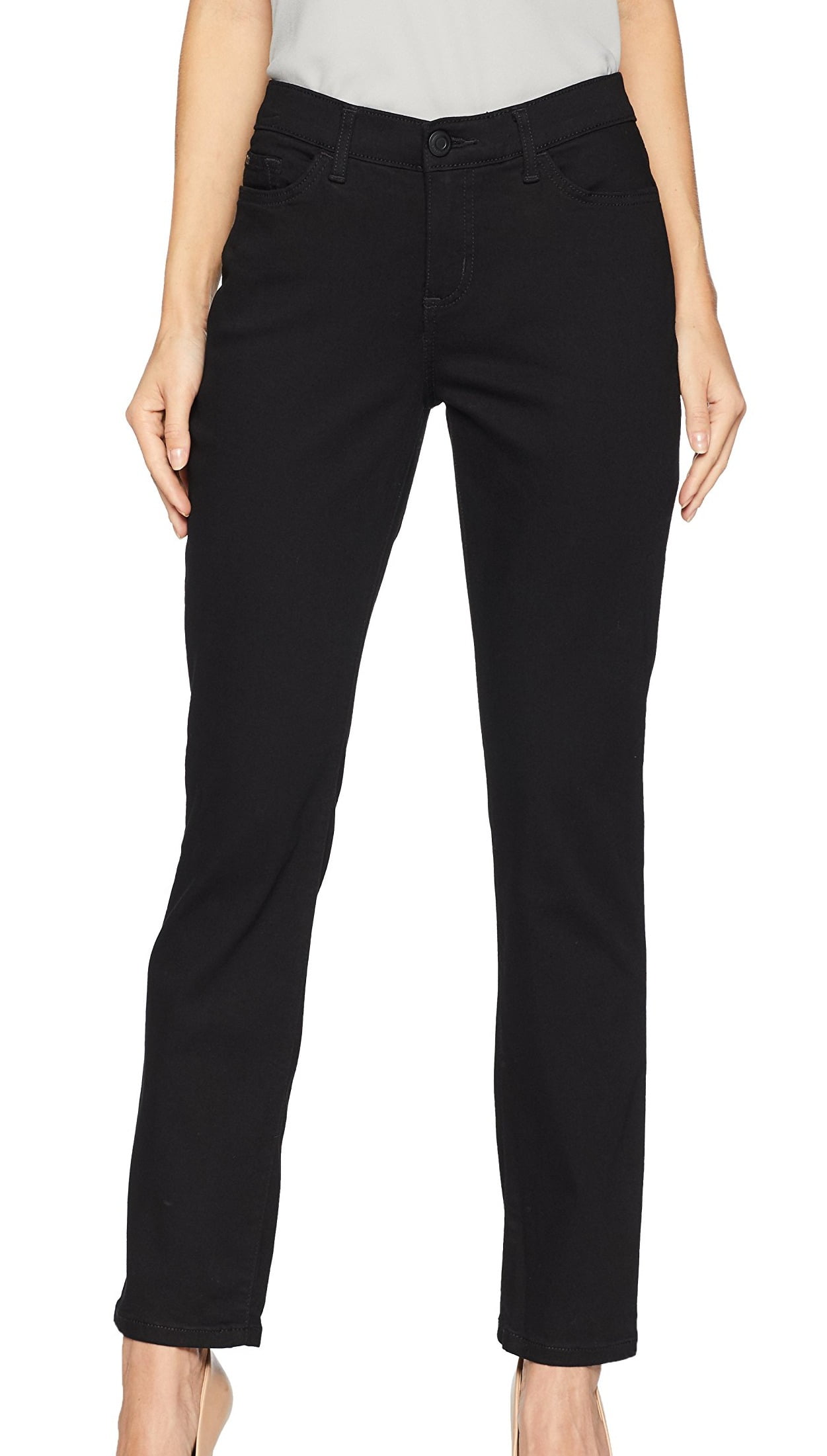 Lee Womens Pants Petite Short Regular Fit Straight Leg