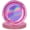 Iridescent Pink, variant on Disco Plates Disposable Disco Ball Plates for 70s Disco Party Decorations Wedding Birthday Bachelorette Party 9" (Iridescent Pink, 9IN25P)