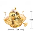 thumbnail image 4 of 2Pcs Oil Lamp Burner for Lamps Replacement Parts with Reduction Collar and Cotton Wick, 4 of 4