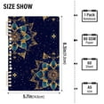thumbnail image 4 of joogoo Spiral Journal Notebook Magical Mandala Flower College Ruled Notebooks 8.3" x 5.7" 1 PC, 4 of 8