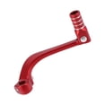 thumbnail image 1 of Palanca de cambio de motocicleta plegable Unique Bargains para Honda CRF110F 2013-2018, aleación de aluminio, palanca de cambio roja con cabeza roja y anillo de tono plateado, 1 of 1