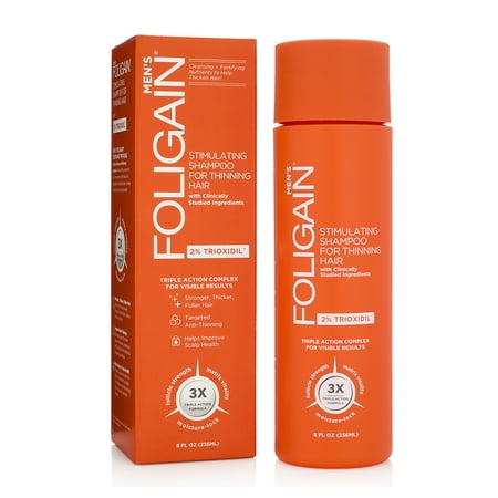 Foligain Stimulating Shampoo For Thinning Hair For Men With 2