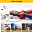thumbnail image 2 of Crimpadora Terminal Cable El&eacute;ctrico 1200Pzs, Pinza Pelacable Alicates Alambre Engarzado, Herramienta Carraca Autoajustable Crimpadora de Ferrules Alicates Electricista de Presi&oacute;n, 2 of 6