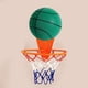 thumbnail image 3 of Baloncesto silencioso con aro, pelota de entrenamiento silenciosa para interiores, juguete de pelota silenciosa para Talla 7, 3 of 8