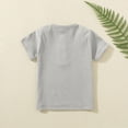thumbnail image 6 of NIEWTR Boys Short Sleeve Shirts Cotton T-Shirts Summer Basic Tees Tops Clothes for Kids（Light Gray,5-6 Years), 6 of 6