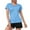 Mint Green, variant on Womens Workout Shirts Crewneck Short Sleeve Quick Dry Athletic Tunic Tops Wicking Moisture Yoga Tees