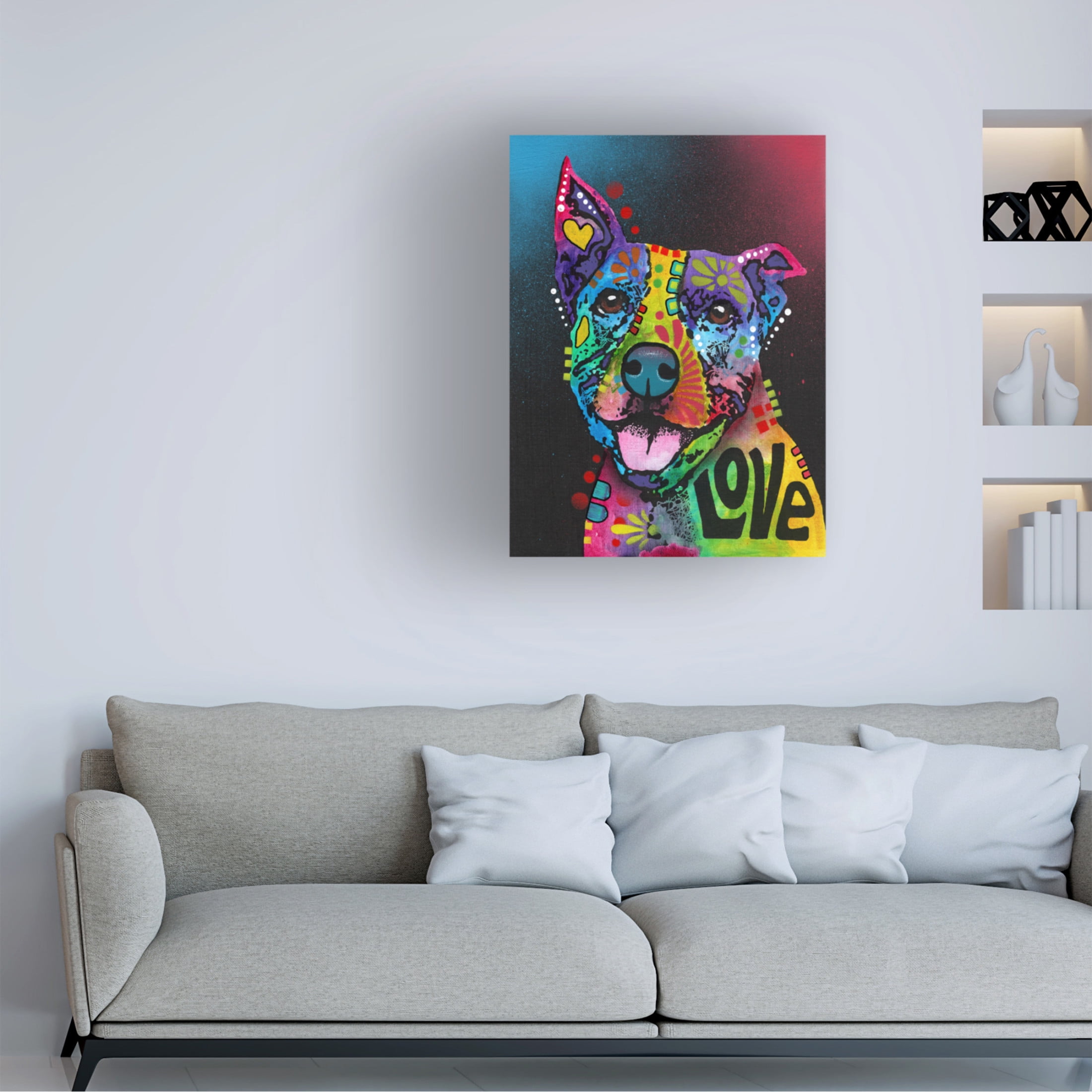 Canvas Wall Art - Dean Russo 'I Have Many Kisses For You' Wall Art for Living Room, Bedroom, or Office Décor by Trademark Fine Art - 35 x 47 Inches