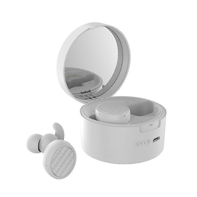 Bluelans Xw-t9 auriculares inalámbricos estéreo Bluetooth 5,0 compatibles con caja de almacenamiento espejo de maquillaje