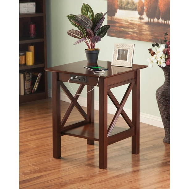 Check out baycoder1's collection walmart table: atlantic furniture lexi walnut wood printer stand and usb charging station