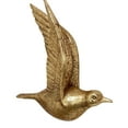 thumbnail image 6 of DecMode Gold Polystone Metallic 3D Floating Bird Wall Decor (3 Count), 6 of 12