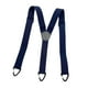 thumbnail image 2 of Tirantes elásticos y resistentes para hombre, accesorios de disfraces, ajustables y cómodos de 3,8 cm (1,5 pulgadas). Azul marino 3 ganchos, 2 of 7