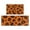 Orange And Brown, variant on Pink and Black Of Leopard Print Kitchen Rugs Sets Of 2,Anti Fatigue Kitchen Mat Rugs Non Slip Washable,Decorative Kitchen Floor Mats for Kitchen,Sink,Laundry,17"x30" 17"x47"