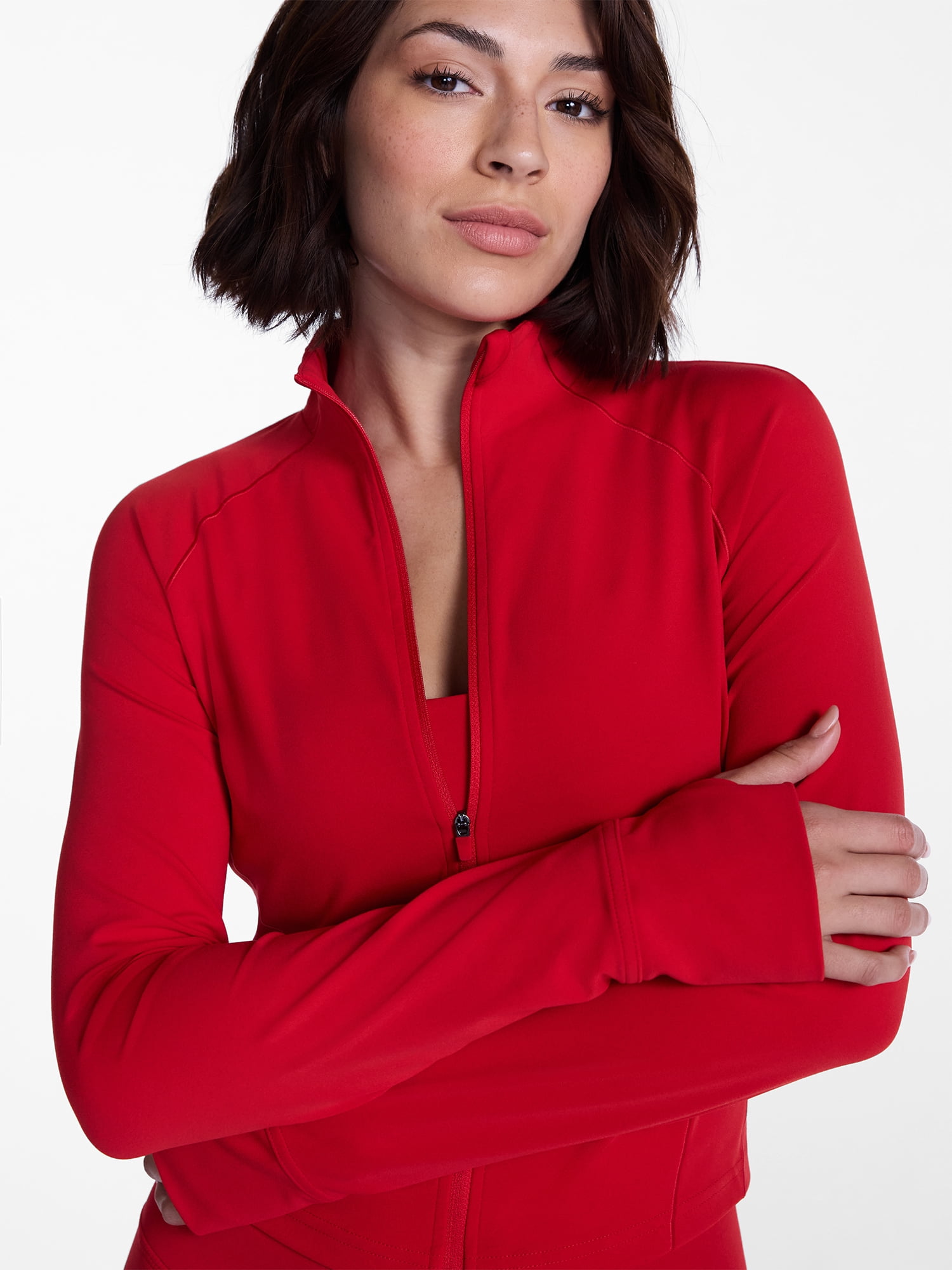 Avia Women’s SoftSculpt Crop Jacket, Sizes XS-XXL