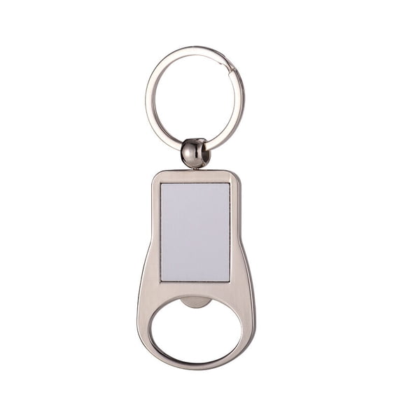 Amdohai Personalized picture key chain customized color photo engraving information alloy pendant key chain and bottle opener in one 10pcs ysk012