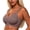 Gray, variant on Women Seamless Wavy V Neck Wireless Bra, Embossed Pattern Adjustable Wide Strap Bra Invisible Everyday Comfort Underwear