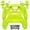 Clear Lime Green, variant on eXtremeRate Full Set Shell with Buttons Touchpad Cover, Glow in Dark - Green Custom Replacement Decorative Trim Shell Front Back Plates Compatible with p s 5 Controller BDM-030 BDM-040 BDM-050