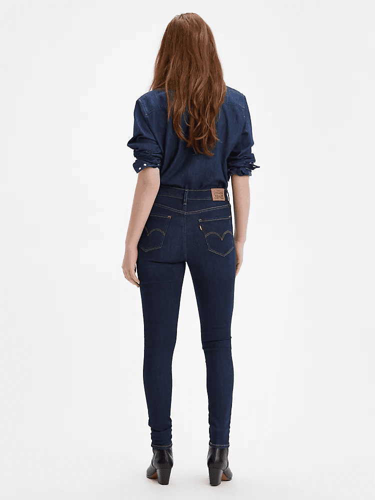 Levi's INDIGO DAZE DARK WASH Women's 720 Skinny Jeans, US 6 Short /W28 L28  