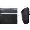 thumbnail image 2 of Wheelchair Backpack Multifunction Universal Wheelchair Bag Wheelchair Accessory Bag Wheelchair Tote Bag Waterproof for Most Wheelchair, Scooter, Walker, Rollator (Black), 2 of 5