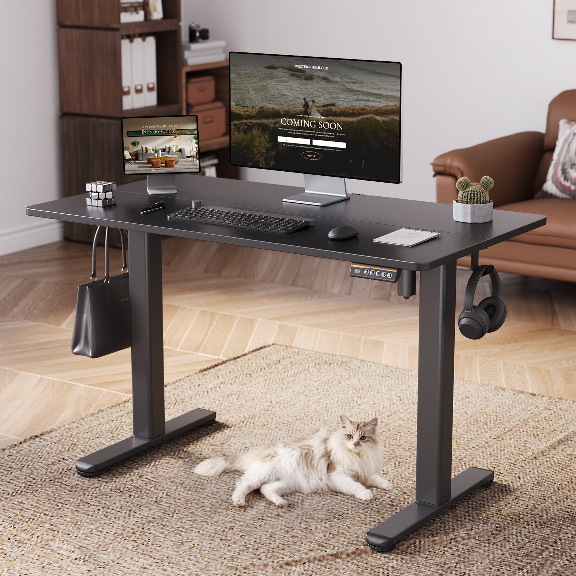Innovar Electric Standing Desk, 40x24 inches with Adjustable Height photo 7