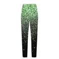 thumbnail image 4 of Xixinqiwan Women Baggy Sweatpants Casual Glitter Floral Printed Sweat Pant Elacstic Waist Tapered Women Pants Running Joggers, 4 of 5