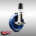 thumbnail image 2 of 5 Inch 316SS Solid Polyurethane Swivel 1-7/8 Inch Expanding Stem Caster Brake, 2 of 2