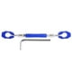 thumbnail image 1 of Barra transversal para manillar de motocicleta de 7/8 pulgadas, ajustable, reforzada, con palanca de equilibrio, aleación de aluminio CNC, universal, azul, 1 of 14