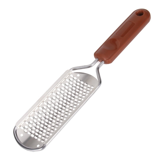 EeaseMX Removedor de callos de acero inoxidable, exfoliante de doble cara para hombres y mujeres (color aleatorio)