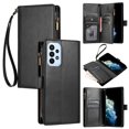 thumbnail image 1 of Compatible with Samsung Galaxy A53 5G Wallet Case Premium Zipper Large Space Flip PU Leather Cover, 1 of 5