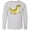 AC-Heather Grey, variant on Inktastic Cute Leopard Gecko Long Sleeve Youth T-Shirt
