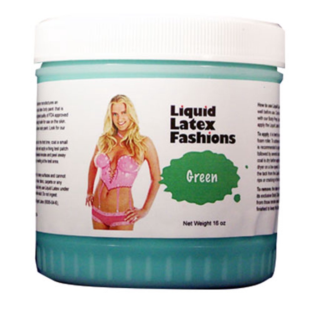 32 oz Green Liquid Latex *Ammonia Free* Body Paint