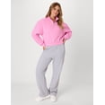 thumbnail image 6 of Hanes EcoSmart Women’s Fleece Quarter-Zip Pullover Spirited Pink M, 6 of 6