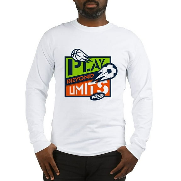 CafePress - Nerf Beyond Limits Long Sleeve T Shirt - Unisex Cotton Long Sleeve T-Shirt