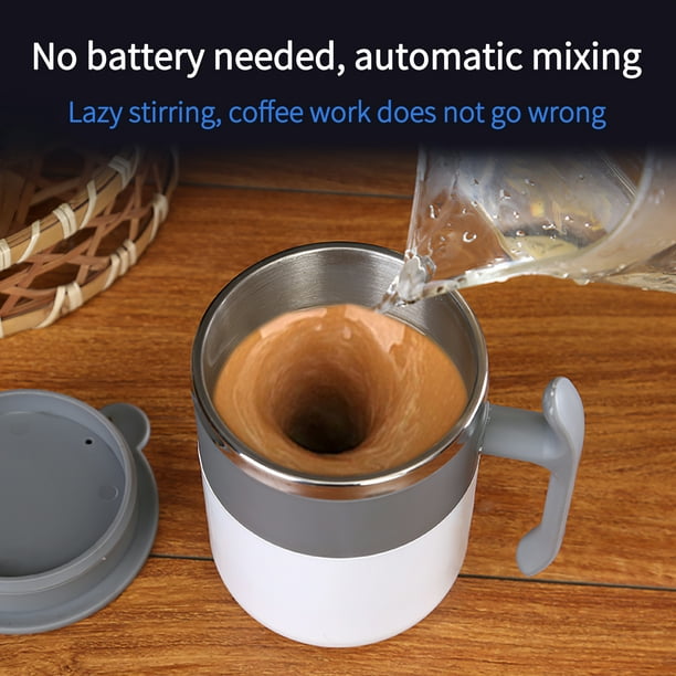 Onever Self-Stirring Cup Stirring Mug Magic Mug Stainless office