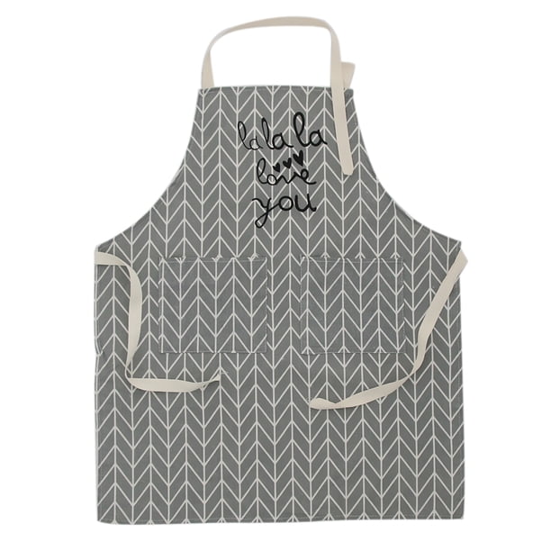 bolsillo Cocinar en casa Hornear Gris Sunnimix Delantal de cocina de cocina casera
