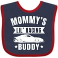 thumbnail image 3 of Inktastic Mommys Lil Racing Buddy Boys or Girls Baby Bib, 3 of 4