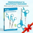 thumbnail image 5 of BOSHEL Stainless Steel Dog Grooming Scissors Set - Sharp Puppy Pets Hair Trim Blending Shears with Safe Rounded Tips, 5 of 7