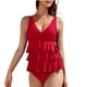 thumbnail image 1 of Conjunto de Bikini de Cintura Alta para las Mujeres Traje de Baño de Eslinga de Control Del Estómago, Corbata de Espalda Crisscross, 1 of 6