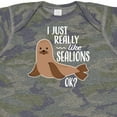 thumbnail image 4 of Inktastic I Just Really Like Sea Lions Ok Boys or Girls Baby Bodysuit, 4 of 5