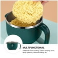 thumbnail image 1 of KAKOWELY 1Pc Insulated Stainless Steel Bowl with Lid Green Large Volume Home Cooking Tableware, 1 of 8